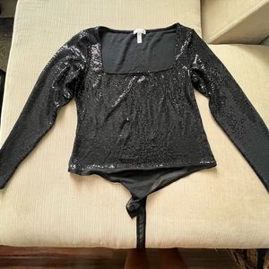 Leith Sequin Bodysuit